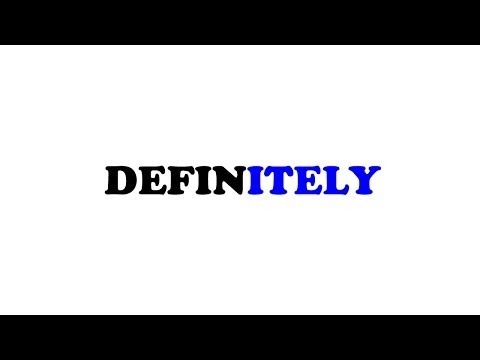 How to easily remember: spelling "DEFINITELY"