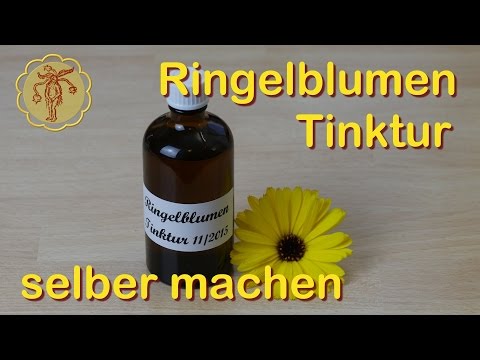 Video: Wie Man Eine Tinktur Aus Ringelblume Macht