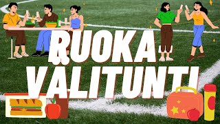 Ruokavälitunnilla Ruokailu- Ja Välituntisanastoa