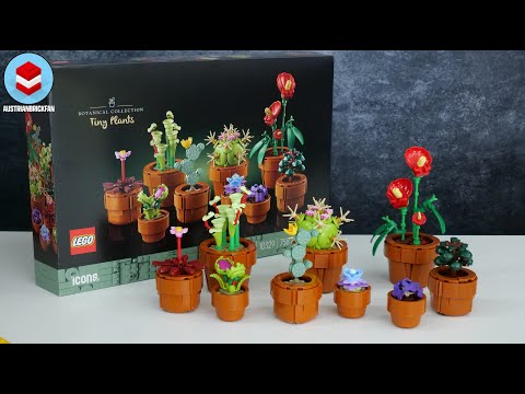 LEGO Icons 10329 Tiny Plants - LEGO Speed Build Review