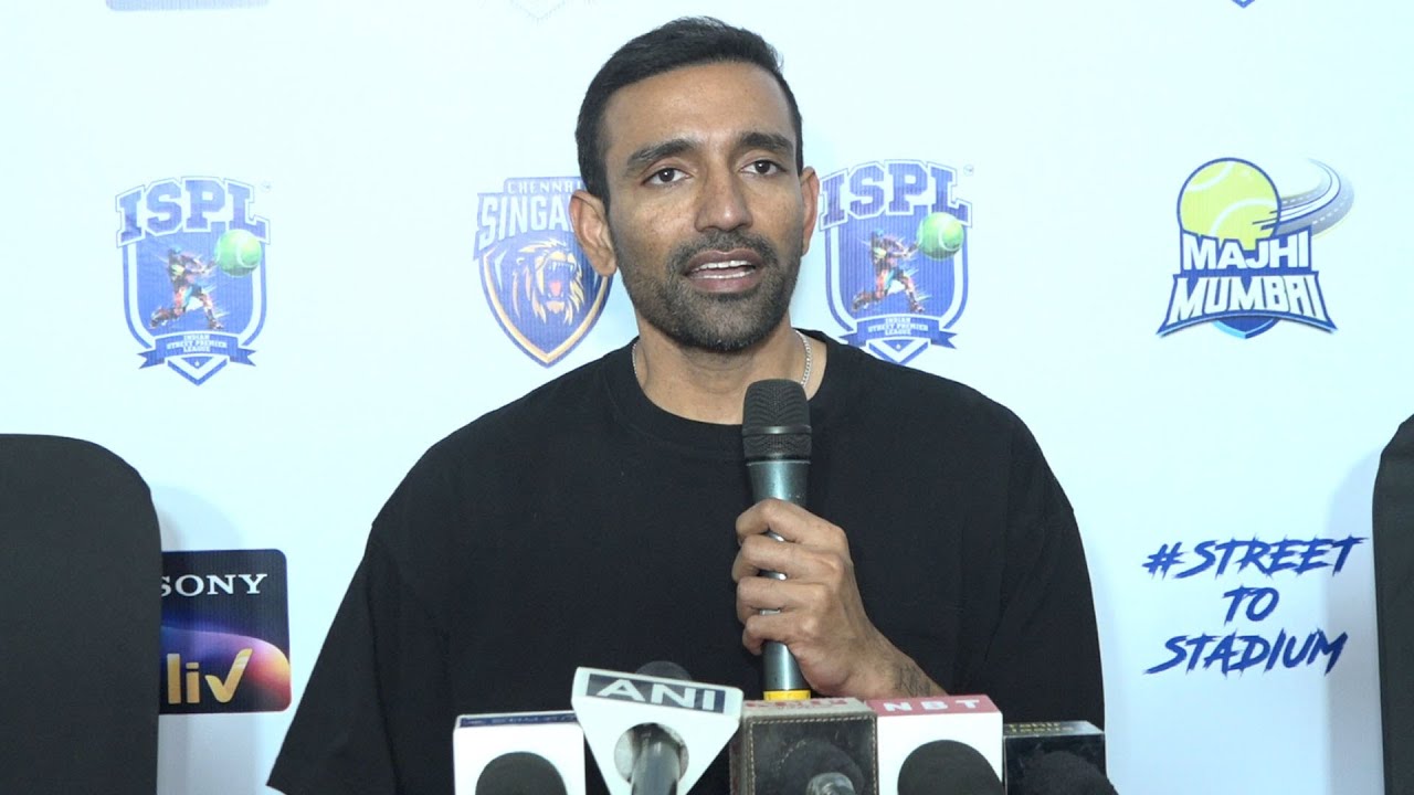 Cricketer Robin Uthappa Interview Ispl Cricket Match 2024
