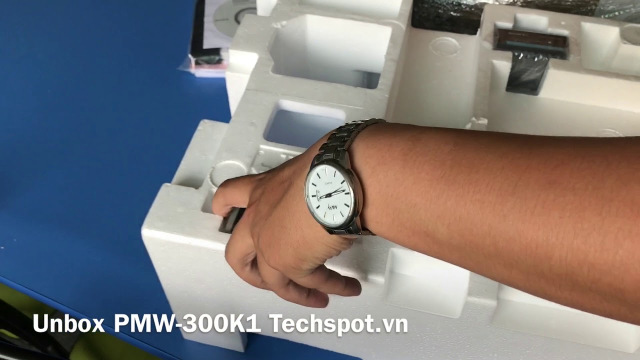 🎥 Mở Hộp máy quay chuyên dụng sony PMW-300k1 chính hãng — Video review, click xem trên YouTube
