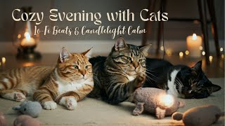 Cozy Evening with Cats | Lo-Fi Relaxing Music for Study, Sleep & Calm Ambience