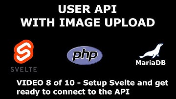 Setup svelte and get ready to connect to the API