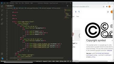 #16 Materialize CSS Header&Footer~1