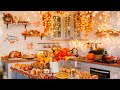 🍂🍲 Cozy Autumn Kitchen ASMR Ambience | Thanksgiving Cooking