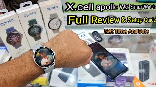 X.cell apollo W2 SmartWatch Unboxing | Features | Connection Guide | Add Custom Wallpaper