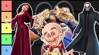 Jambareeqi's 2010's Disney Animated Villains Tier List