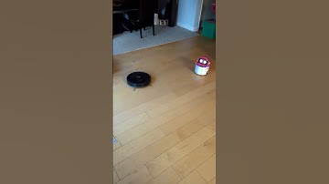 Arduino/ROS2 robot runs "Roomba Troll" app #arduinoproject #robot #remakeai #robotapps #robotapp