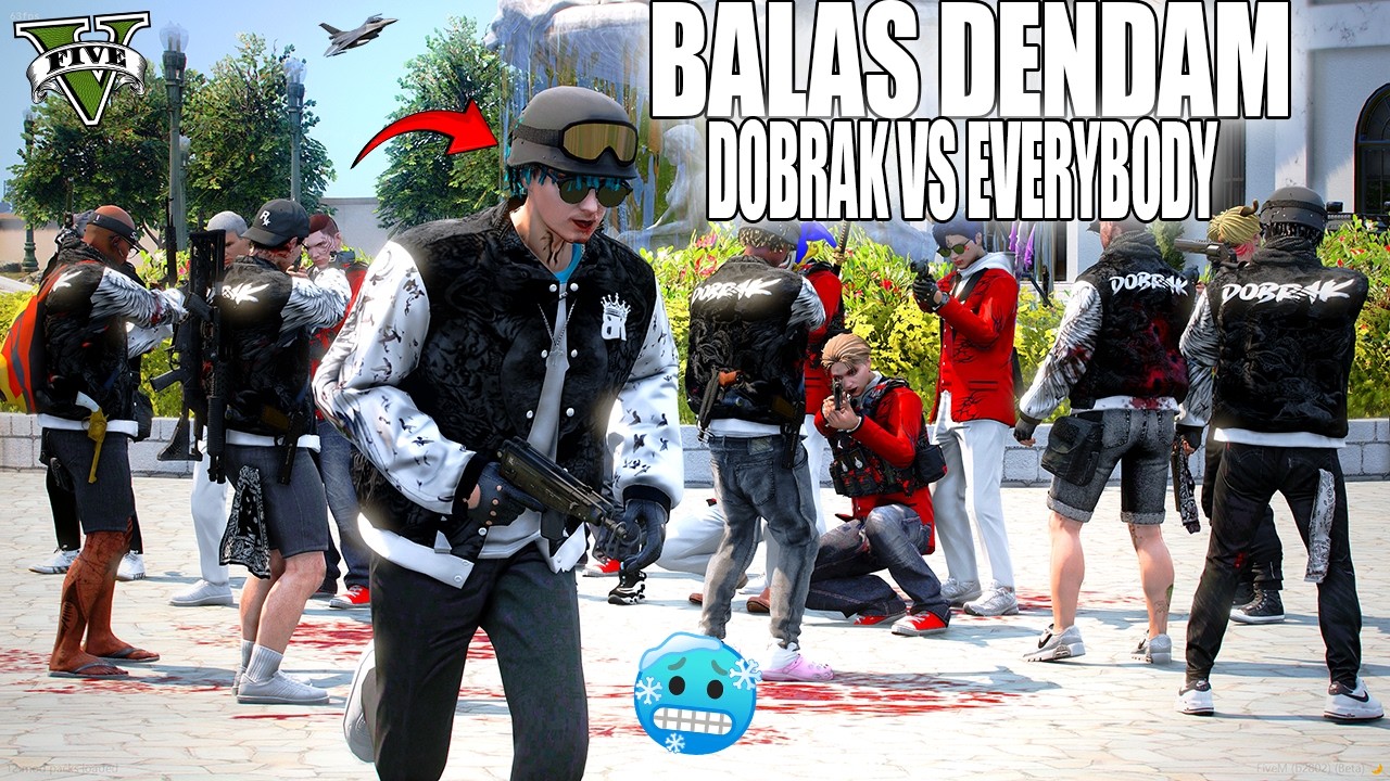 DOBRAK GANGSTER KEMBALI MENGGANAS !! MENGHABISI SEMUA KELOMPOK SURUHAN KETUA MAFIA !! GTA 5 ROLEPLAY
