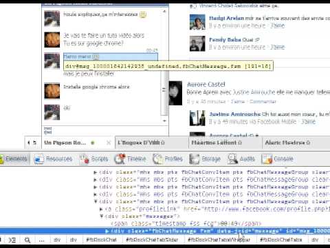 Modifier les page avec firebug