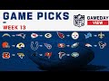 NFL Week 13 Game Picks