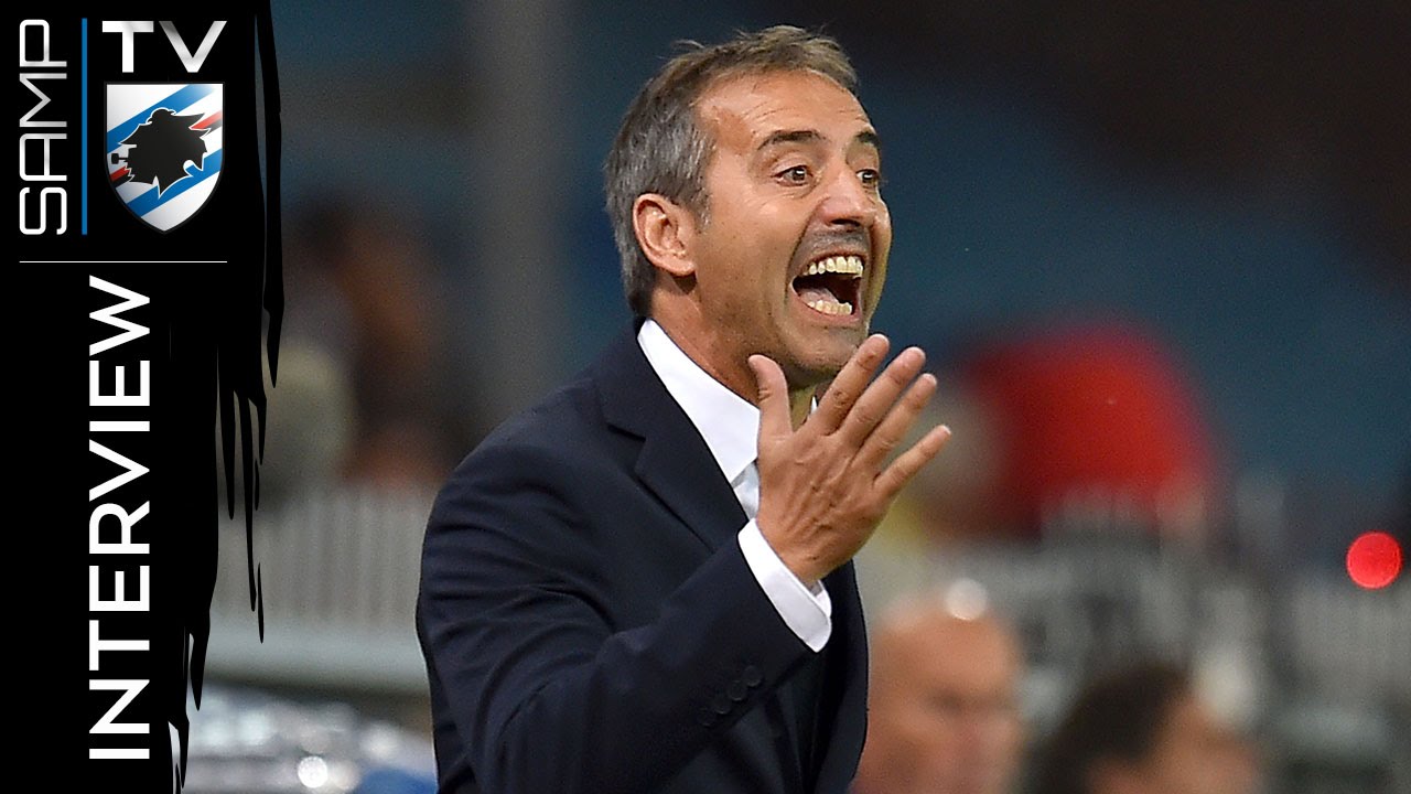 Sampdoria-Milan, Giampaolo: «Contento dei miei ragazzi» channel awesome