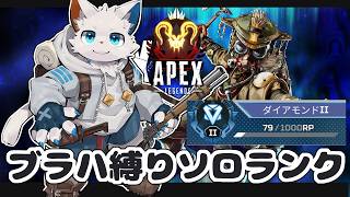 【APEX】ピック率0.1%ブラッドハウンド♂縛りのソロランク編【ケモノVtuber】