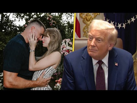 Donald Trump REACTS to Taylor Swift and Travis Kelce's Engagement