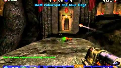 Map: Bridge of Fate - UT2004 Capture the Flag Gameplay Part - 2 (Unreal Tournament 2004)