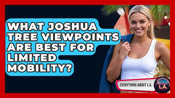 What Joshua Tree Viewpoints Are Best For Limited Mobility? - Everything About LA
