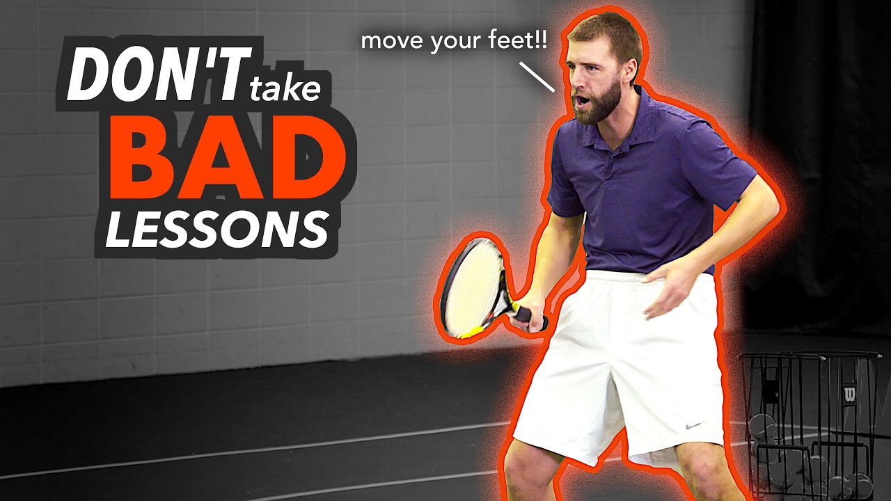 5 Signs of a BAD Tennis Lesson (and how to fix it) YouTube