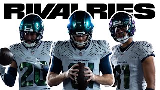 The Seahawks NIKE x NFL RIVALRIES Uniforms are...