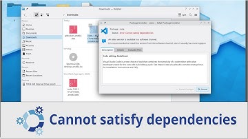 When I get cannot satisfy dependencies in Kubuntu 24.04