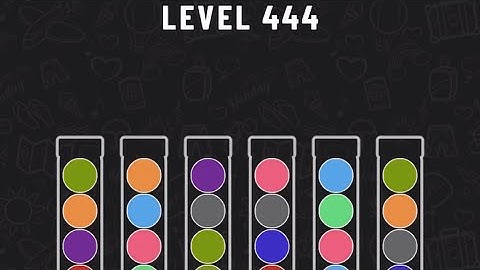 Ball Sort Puzzle Level 444 #ballsortpuzzle #ballsortpuzzlegameplay #puzzlegame #mobilegames