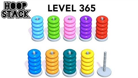 Hoop Stack Level 365 | Puzzle Game  | Complete Level