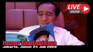 LIVE DELAY ☆ DEM0 MHS》 Dalam Ora51nya Mahasiswa Menyebut 'Mungkin Jokowi Sedang Baca Komik Sinchan'