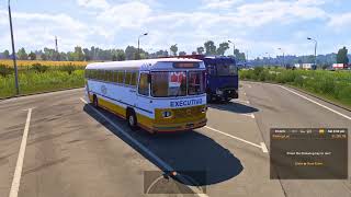 ETS2 /GAMEPLAY 47/ LONG JOURNEY/ HIGH SPEED/ BUS JOURNEY/ KEFLAVIK TO FIER/ PART-8