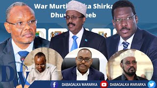 DEG DEG Farmaajo oo sheegay in Dad u Xanaaqsan u yimid, Sirti Shirarka Dhusamareb, Hadaladi Madaxda