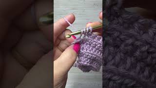 How to decrease in crochet | half double crochet 2 together - in the back loop only | hdc2tog-blo