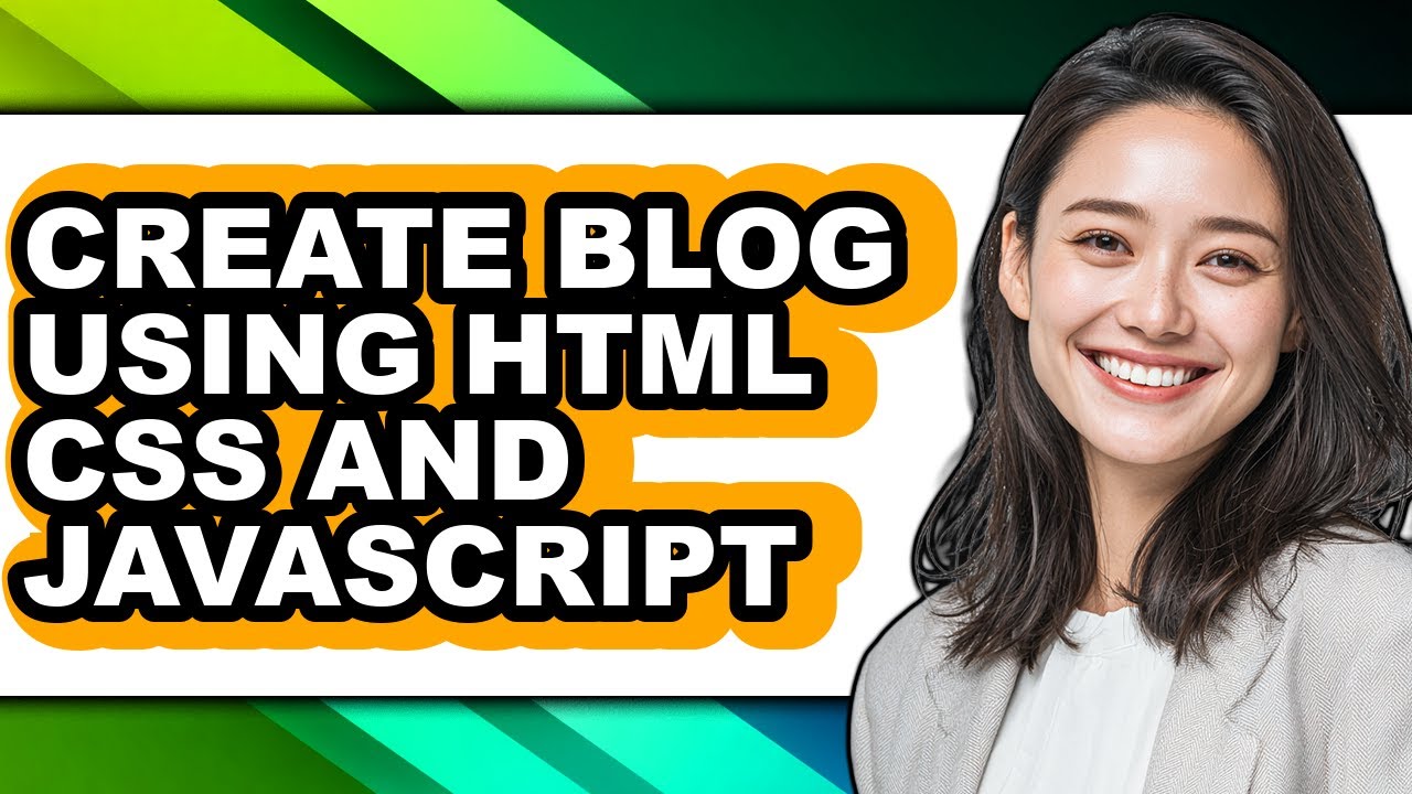 How to Create Blog Using Html Css and Javascript - Easy Guide - YouTube