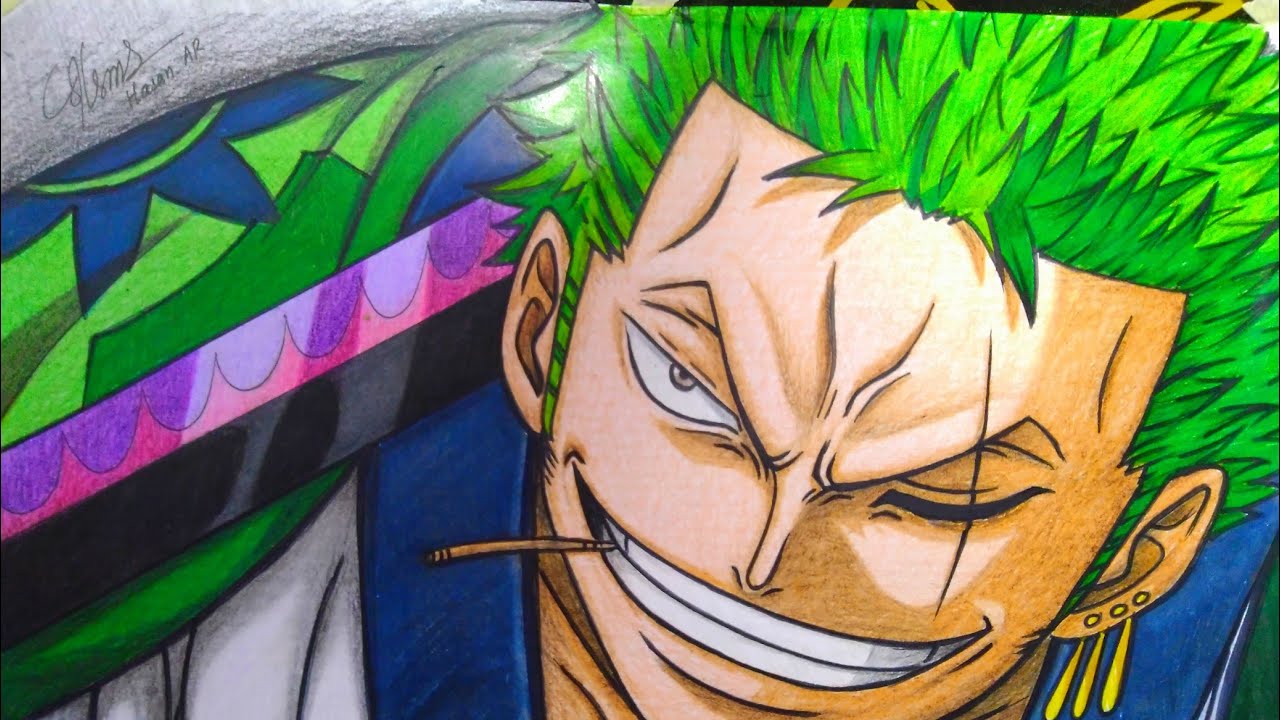 Drawing Request | Roronoa Zoro | One Piece - YouTube