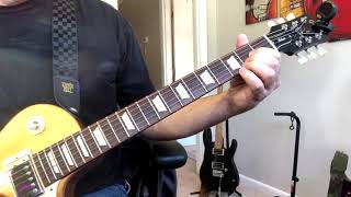 Scandal - The Warrior Guitar cover