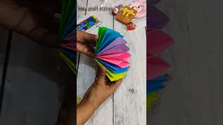 Diy paper folder 📁 #diy #diycrafts #craftersworld #papercraft #handmade #bestoutofwaste