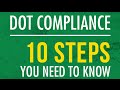 Tbs factoring service dot compliance 10 steps you need to know