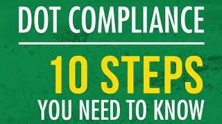 TBS Factoring Service: DOT Compliance: 10 Steps You Need To Know