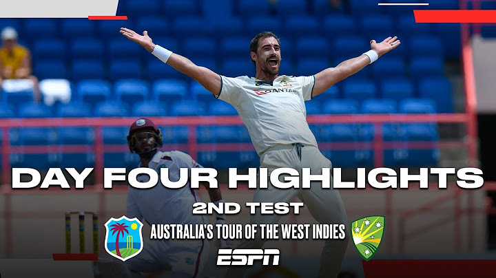 Day 4 Highlights 2nd Test Australia vs. West Indies | #Cricket
