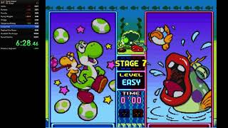 Tetris Attack (SNES) - VS. Easy 9:54 (6:50 IGT)