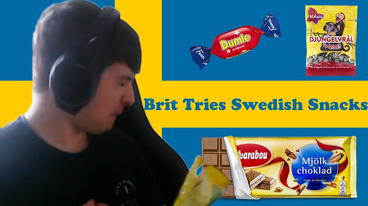 British Boyfriend tries Swedish Snacks!