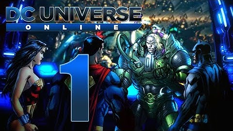 DCuniverse Part 1 Character Creation and escaping Brainaic ship