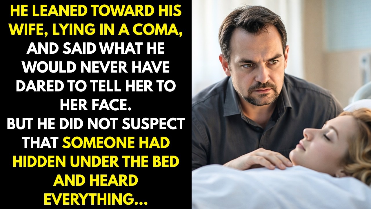 He leaned toward his wife in a coma and said what he truly thinks of her. He did not know that…