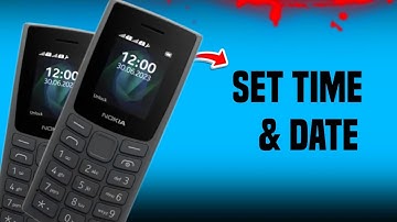 Keypad Phone Pe Time And Date Change Kaise Kare | Nokia 105 Time And Date Setting