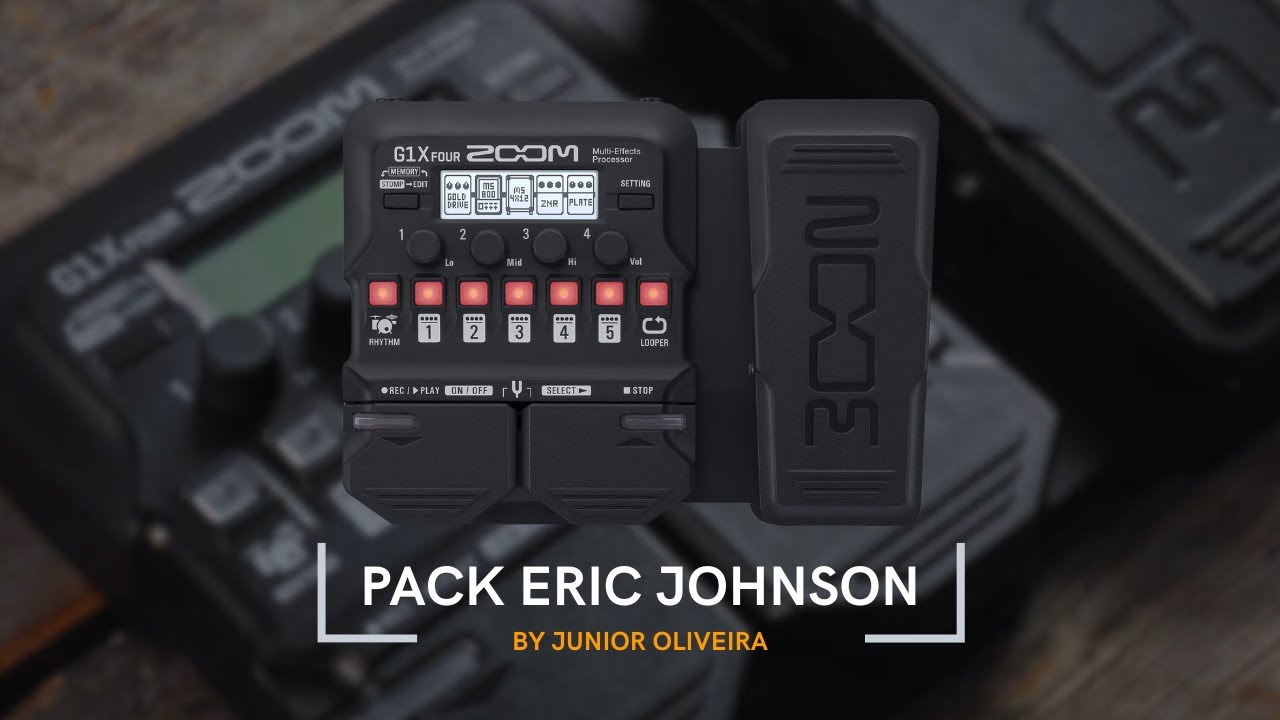 PRESET ZOOM G1X FOUR | Pack Eric Johnson - YouTube
