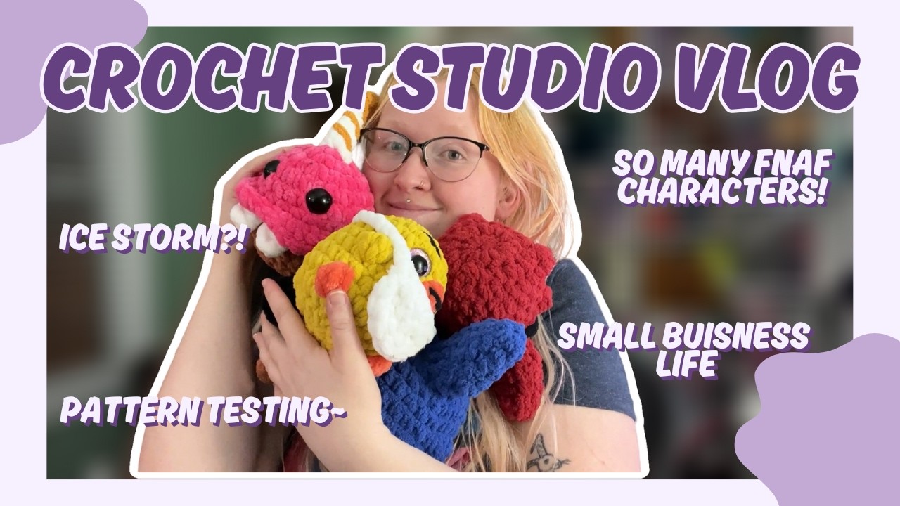 Overflowing With Mercari Orders! | Crochet Studio Vlog