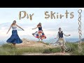 DIY skirts / Patchwork skirts, teared skirt  :)