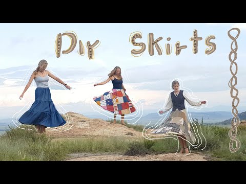 DIY skirts / Patchwork skirts, teared skirt  :)