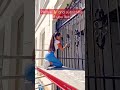 Filipina painting the other side of the gate 🥰 #shortsvideo #shortsfeed #cebuana #pinayinbelgium