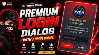 🔥 Premium Login Dialog with Admin Panel | GitLab API Key System | MT Manager Full Tutorial