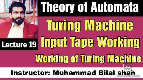 What is Turing Machine? " How to Work Turing Machine " Urdu Hindi " Lecture 19 " Exam Preparation