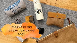 Whats in my every day carry bag? | Travelling Light Series